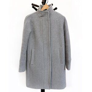 J. Crew Gray Wool Coat, Size 0 (XS/S) in perfect condition